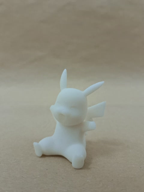 Pikachu in stampa 3D resina bianca