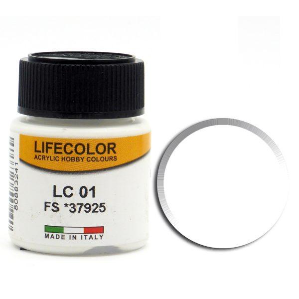 LIFECOLOR LC 01 BIANCO OPACO - incisoria