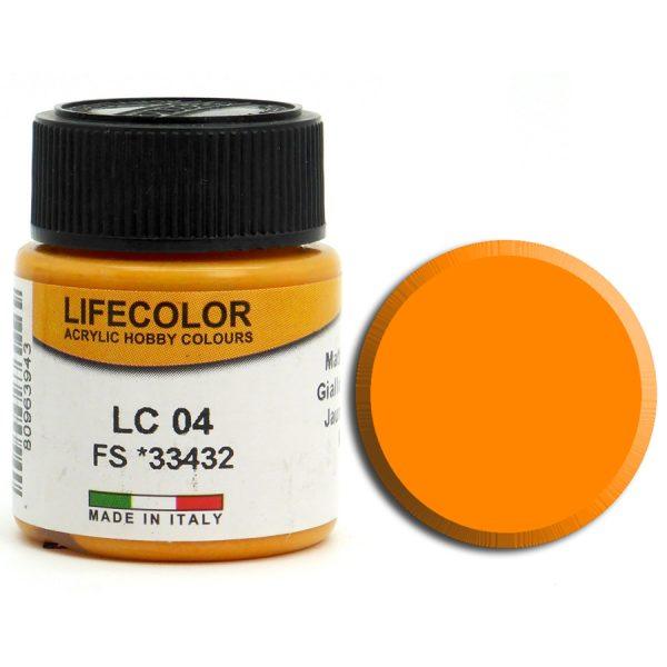 LIFECOLOR LC 04 GIALLO SCURO OPACO - incisoria