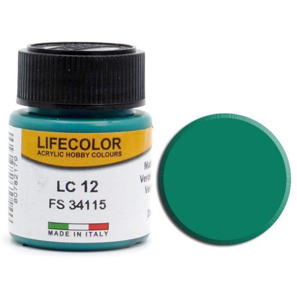 LIFECOLOR LC 12 VERDE SCURO OPACO - incisoria