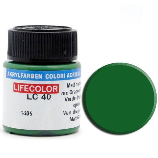 LIFECOLOR LC 40 VERDe DRAGONE OPACO - incisoria