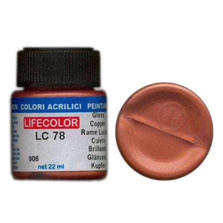 LIFECOLOR LC 78 RAME LUCIDO - incisoria