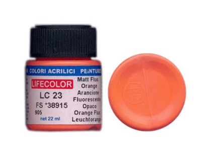 LIFECOLOR LC 23 ARANCIONE FLUORESCENTE - incisoria