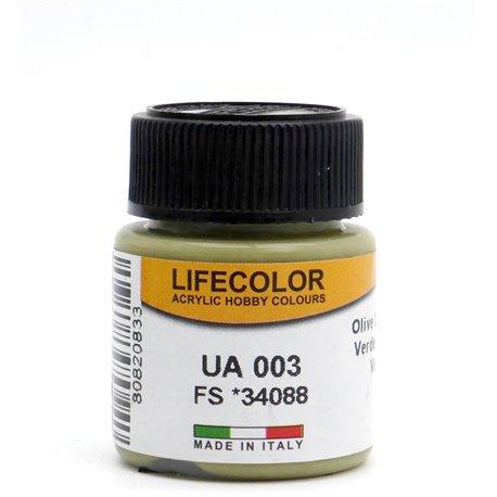 LIFECOLOR UA 003 VERDE OLIVA OLD - incisoria