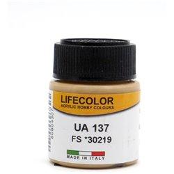 30219 Color LIFECOLOR UA 137 GIALLO SABBIA – incisoria Vicentina